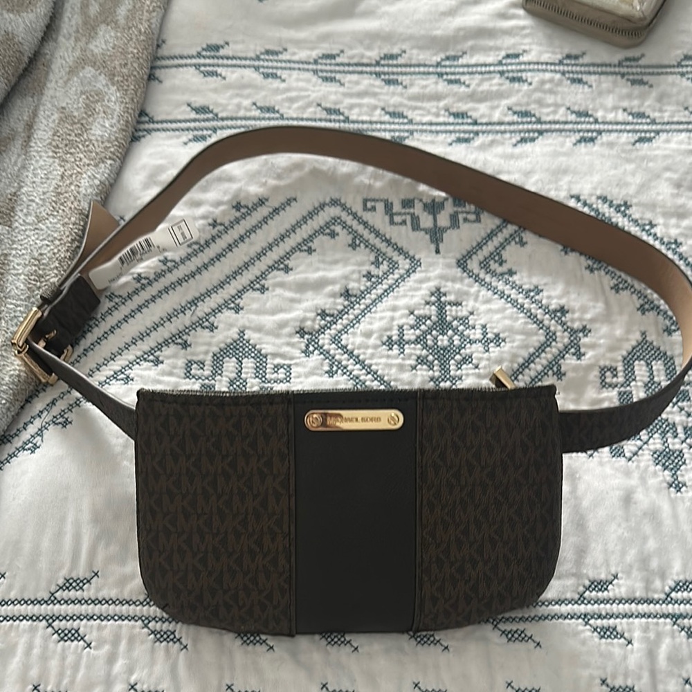Michael Kors Brown and Black  Belt Women's Bag
